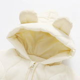 Toddler Unisex Playful Winter Hooded Jumpsuit