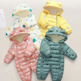 Unisex Easy Diaper Change Baby Snowsuit