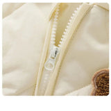 Toddler Unisex Playful Winter Hooded Jumpsuit
