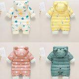 Unisex Easy Diaper Change Baby Snowsuit