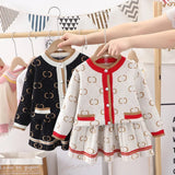 Vintage-Inspired Girls' Matching Set