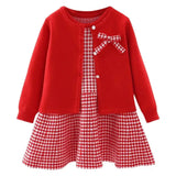 Grace Kelly Checkered Wool-Blend Set