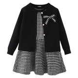Grace Kelly Checkered Wool-Blend Set
