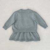 ONEAKIDS Baby & Toddler clothing 2-Piece Daisy Girl Knit Dress & Cardigan Set