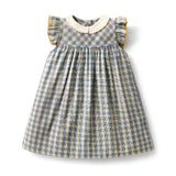 ONEAKIDS Baby & Toddler clothing 2T Vintage Casual Girls' Plaid Dress