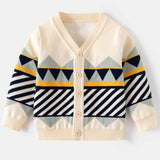 ONEAKIDS Baby & Toddler clothing BEIGE / 2T Henry V-Neck Boys' Cardigans