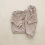 ONEAKIDS Baby & Toddler clothing BEIGE / 3-6M TEDDY SOFT COTTON SET