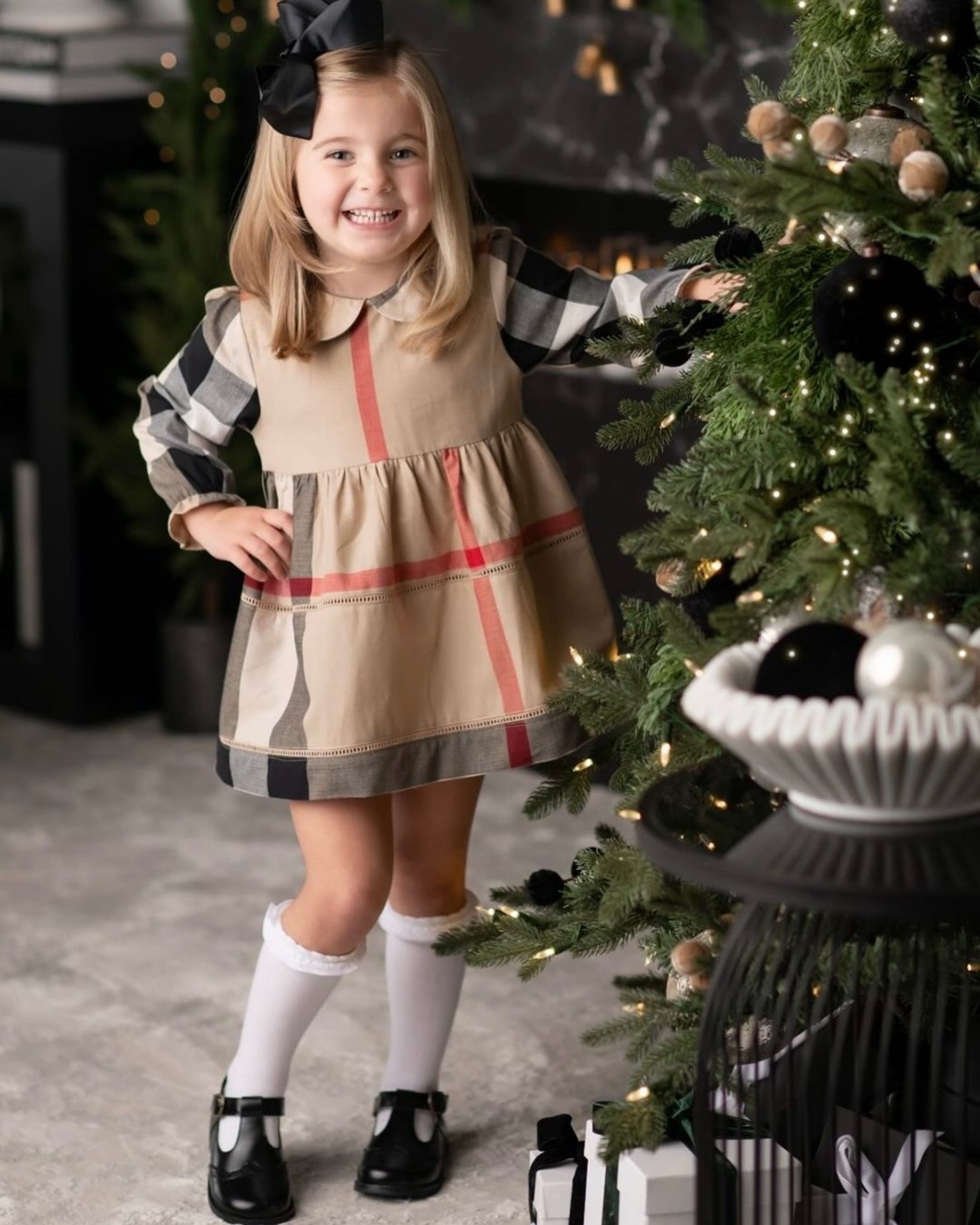 ONEAKIDS Baby & Toddler clothing Beige Dreamer Girls' Dress