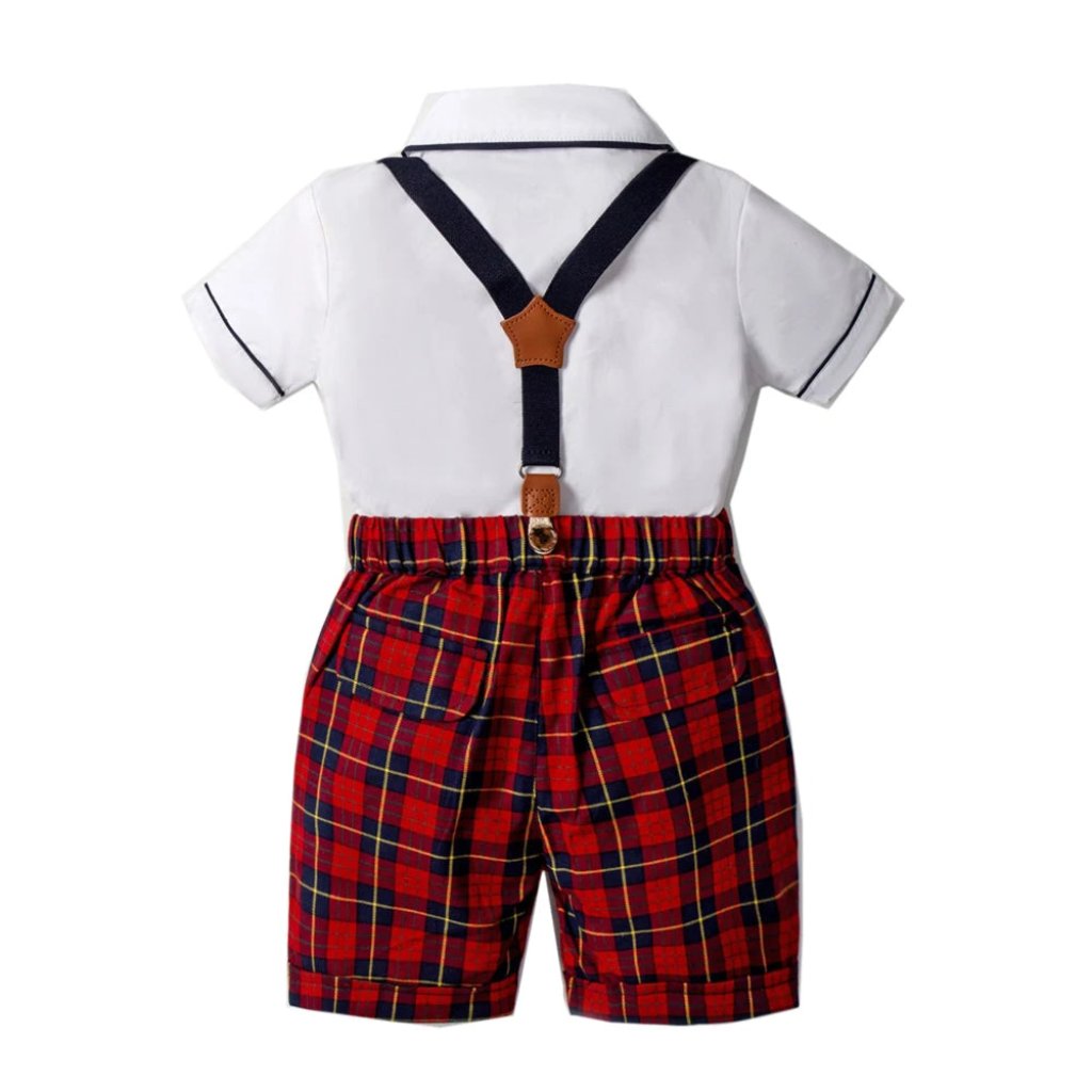 ONEAKIDS Baby & Toddler clothing Boys' Set with Suspenders and Bow Tie