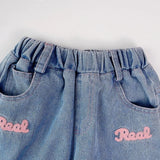 ONEAKIDS Baby & Toddler clothing Girls' Denim Pants and Pink Top Set