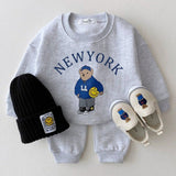 ONEAKIDS Baby & Toddler clothing GRAY / 6-12M 2-Piece Top & Bottom Big City Set