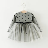 ONEAKIDS Baby & Toddler clothing GRAY / 6-12M Cotton Tulle Baby & Toddler Dress