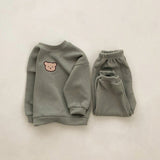 ONEAKIDS Baby & Toddler clothing GREEN / 3-6M TEDDY SOFT COTTON SET