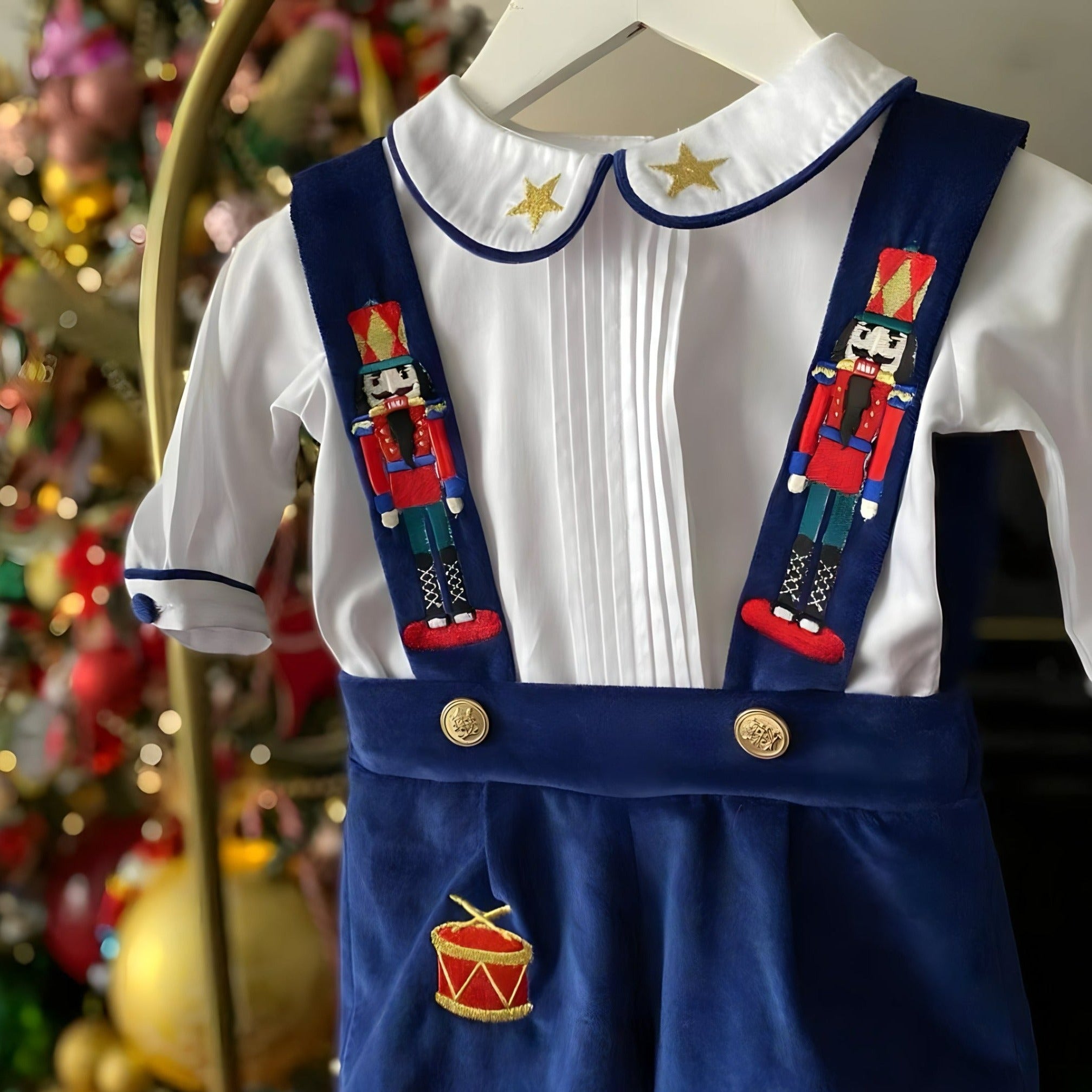 ONEAKIDS Baby & Toddler clothing Handmade Nutcracker Embroidery Set