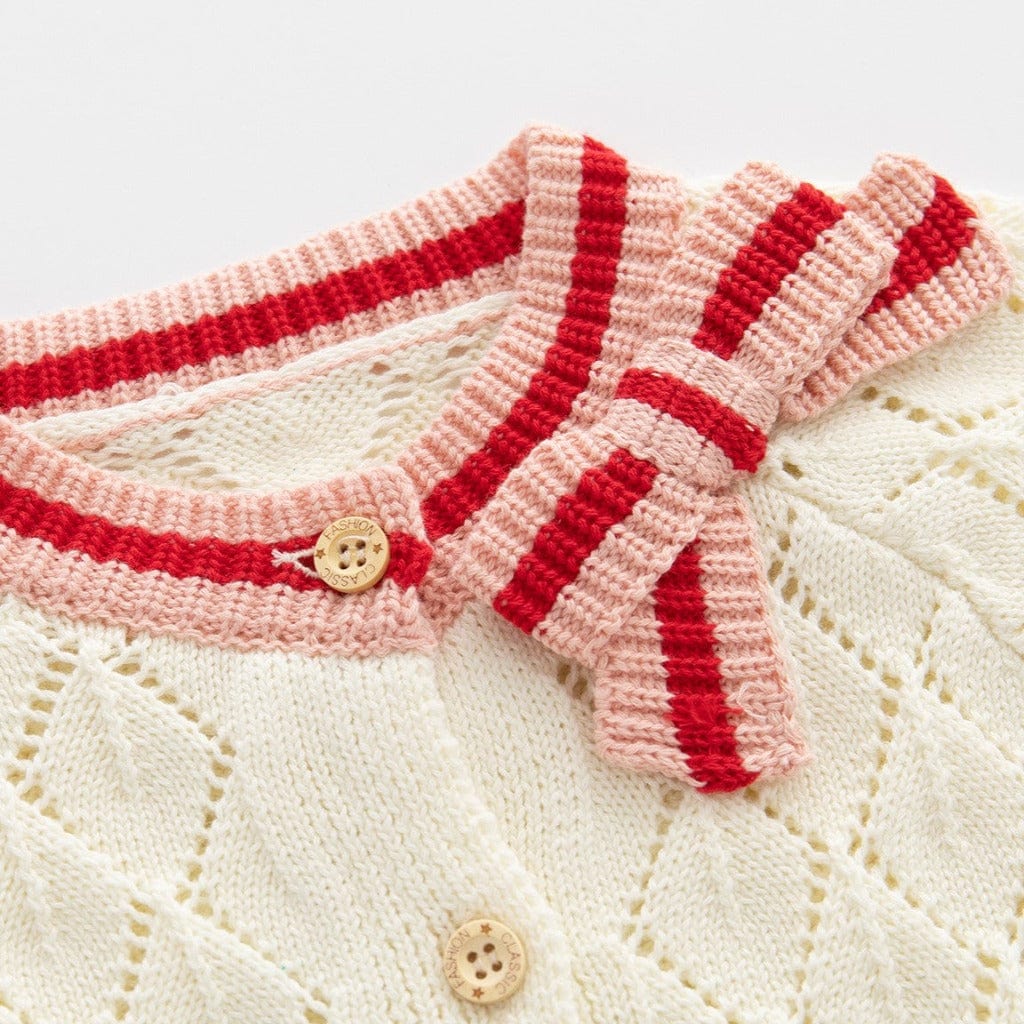 ONEAKIDS Baby & Toddler clothing Knit Cotton Toddler Cardigan & Skirt Set