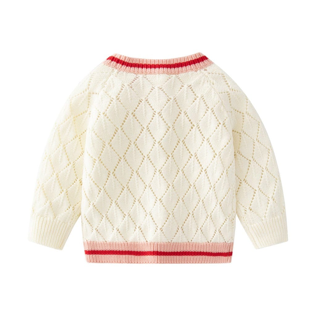 ONEAKIDS Baby & Toddler clothing Knit Cotton Toddler Cardigan & Skirt Set
