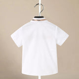 ONEAKIDS Baby & Toddler clothing Leonard Boys' White Polo Shirt