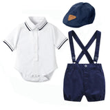 ONEAKIDS Baby & Toddler clothing Little Gentleman's Short & Shirt Set