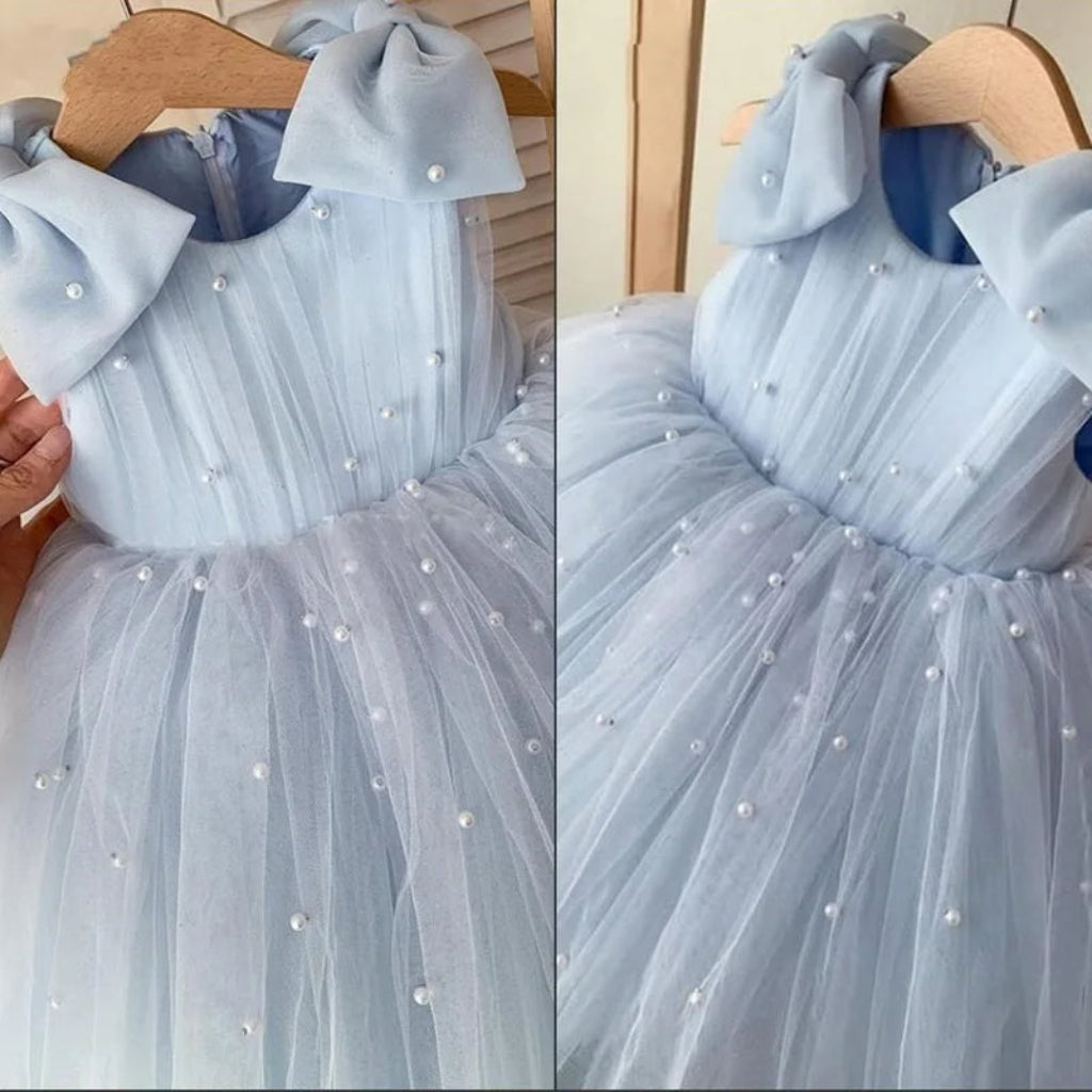 ONEAKIDS Baby & Toddler clothing Montauk Flower Girl Dress with Pearls