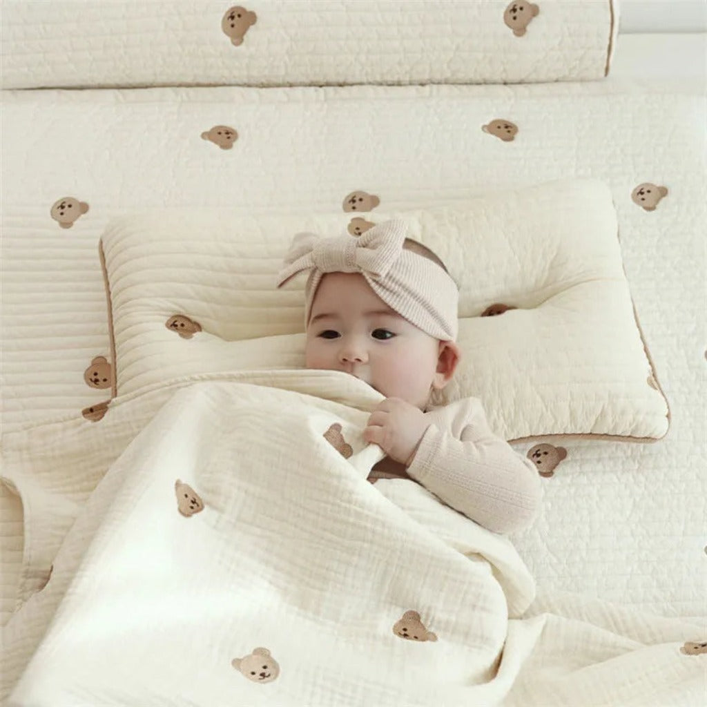 ONEAKIDS Baby & Toddler clothing Natural Soft Muslin Double Cotton Baby Blanket
