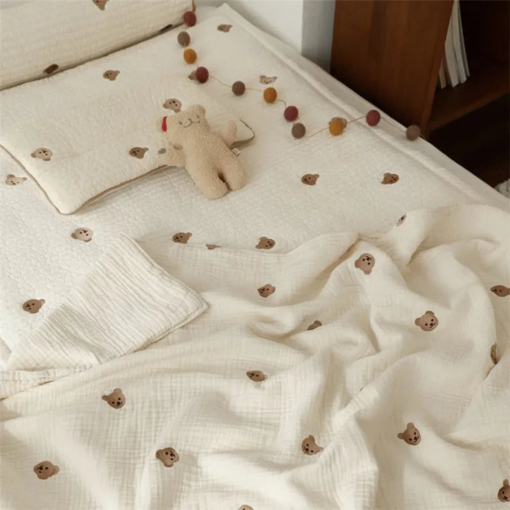 ONEAKIDS Baby & Toddler clothing Natural Soft Muslin Double Cotton Baby Blanket