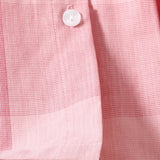 ONEAKIDS Baby & Toddler clothing Pink Plaid Little Girls' Sleeveless Button Down Dress