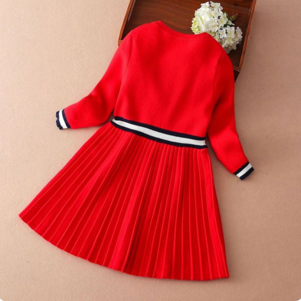 ONEAKIDS Baby & Toddler clothing Premium Knit Cotton Classy Girls' Dress