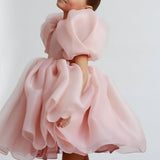 ONEAKIDS Baby & Toddler clothing Satin Tulle Flower Girls' Dress