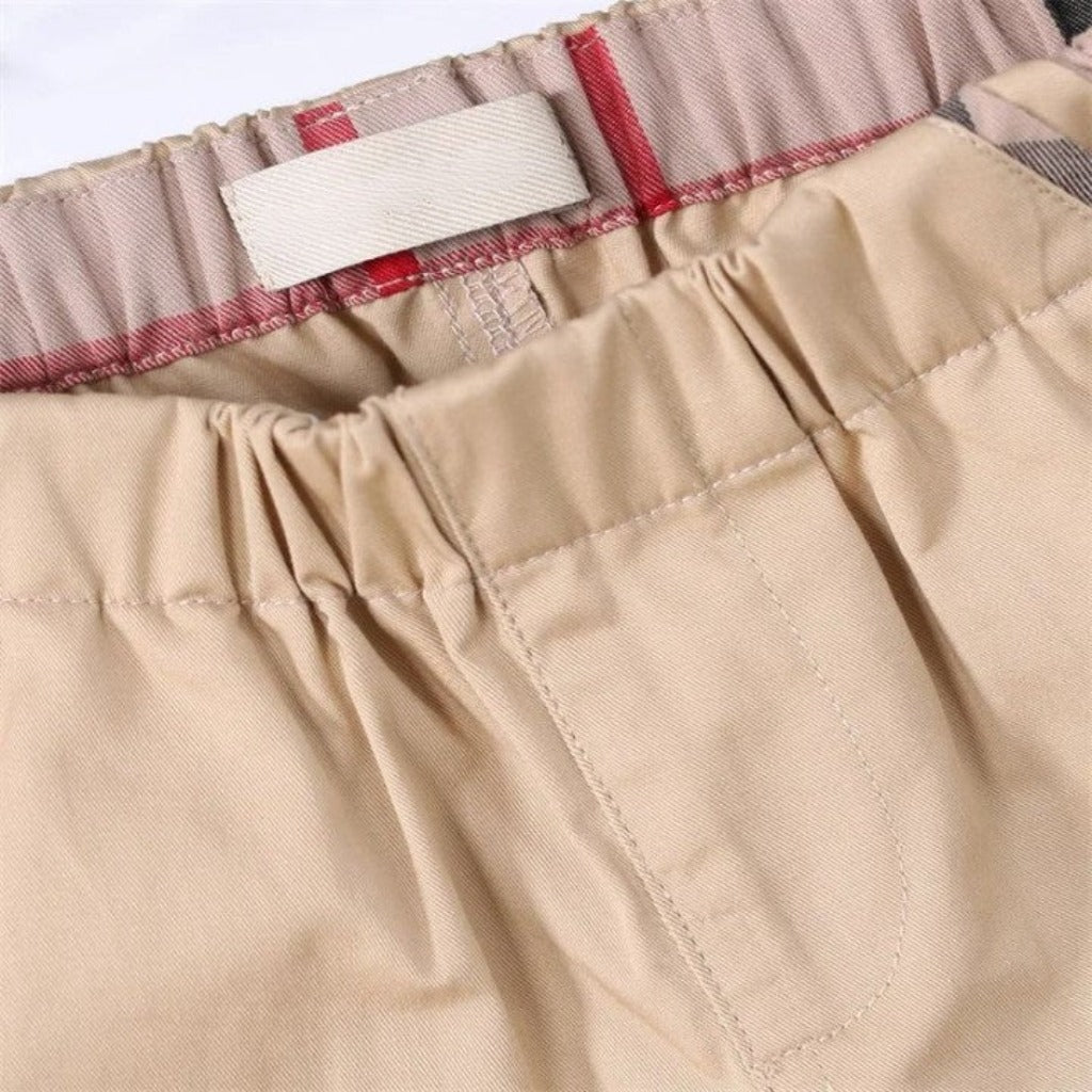 ONEAKIDS Baby & Toddler clothing Top & Bottom Beige Boys' Matching Set