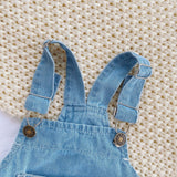 ONEAKIDS Baby & Toddler clothing Unisex Denim Baby & Toddler Romper