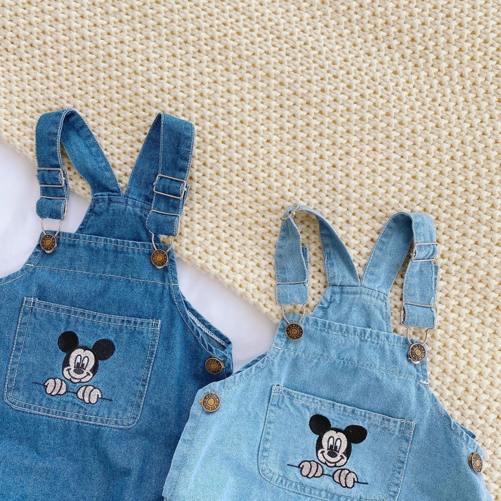 ONEAKIDS Baby & Toddler clothing Unisex Denim Baby & Toddler Romper