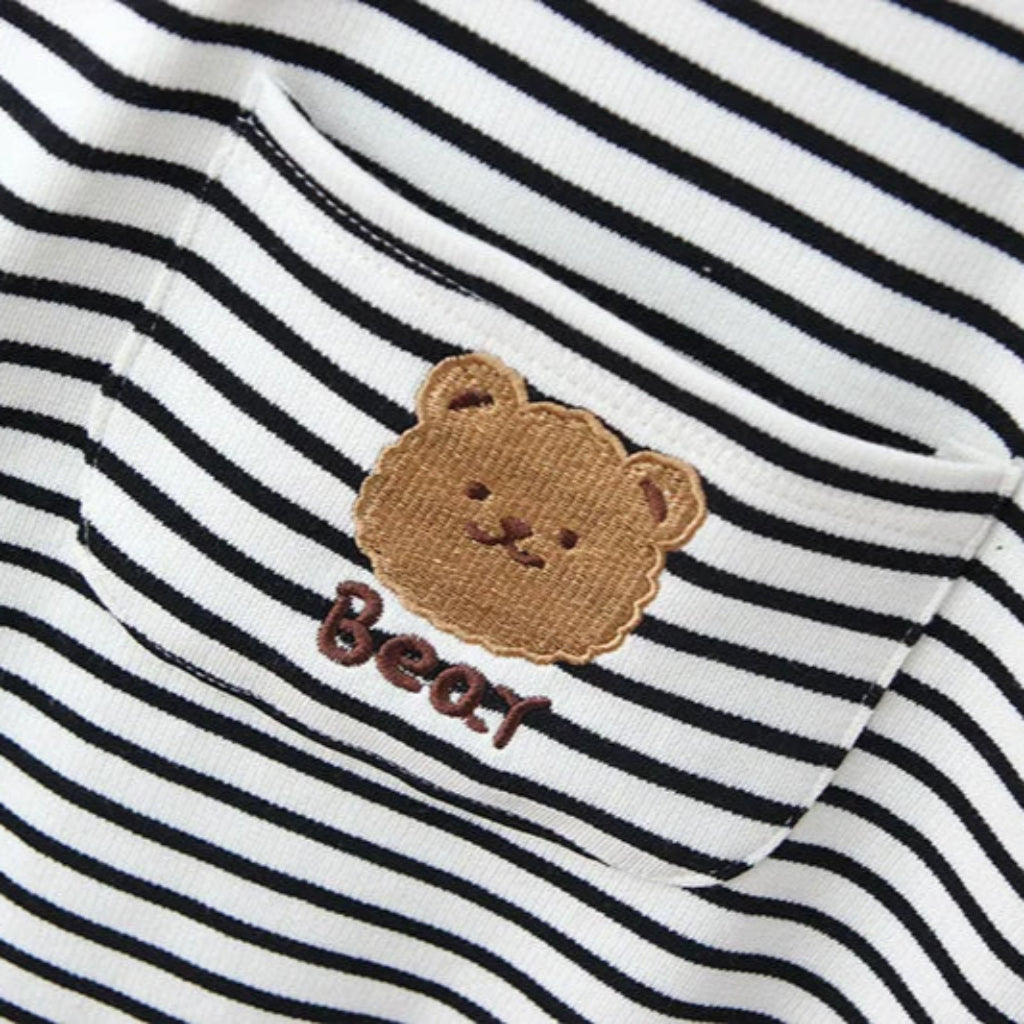 ONEAKIDS Baby & Toddler clothing Unisex Striped Boho Overalls