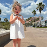 ONEAKIDS Baby & Toddler clothing White Organic Cotton Cecilia Dress