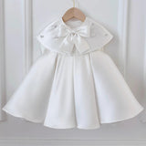 ONEAKIDS Baby & Toddler clothing WHITE / With Shawl / 12-18M Princess Katerina Pearl Bow Party Dress