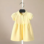 ONEAKIDS Baby & Toddler clothing YELLOW / 12-18M Organic Cotton Love Polo Dress