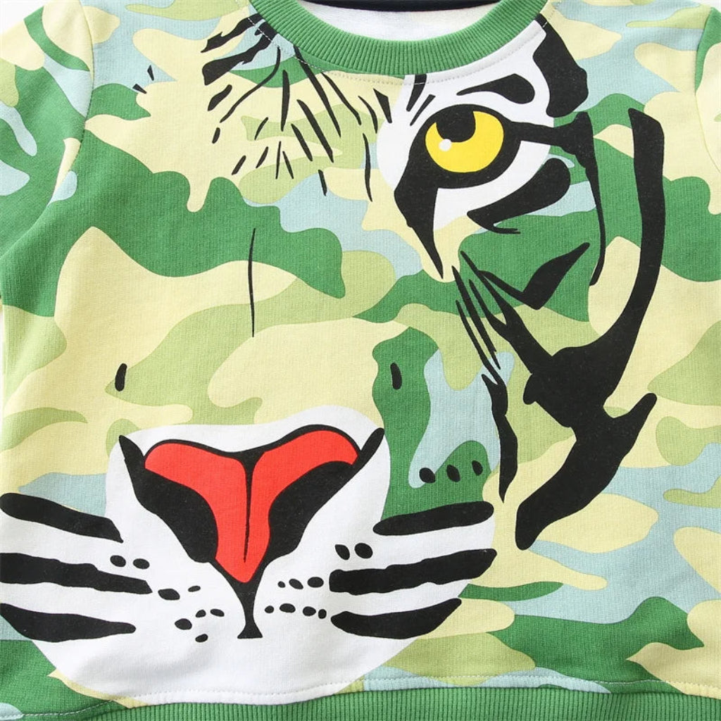 ONEAKIDS Baby & Toddler clothing Zebra Boys' Cotton Sweatshirt