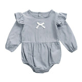 ONEAKIDS Baby & Toddler Outfits 0-3M / BLUE Evelyn Baby Girls' Bodysuit
