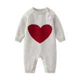 ONEAKIDS Baby & Toddler Outfits 0-3M Knit Heart Baby and Toddler Romper