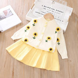 ONEAKIDS Baby & Toddler Outfits 2T / YELLOW Autumn Iris Girls' 2-Piece Set