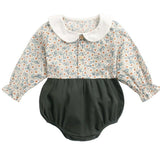 ONEAKIDS Baby & Toddler Outfits 3-6M / GREEN Baby & Toddler Floral Bodysuit