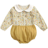 ONEAKIDS Baby & Toddler Outfits 3-6M / YELLOW Baby & Toddler Floral Bodysuit