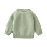 ONEAKIDS Baby & Toddler Outfits Baby Girls Flower Embroidered Knit Cotton Cardigan