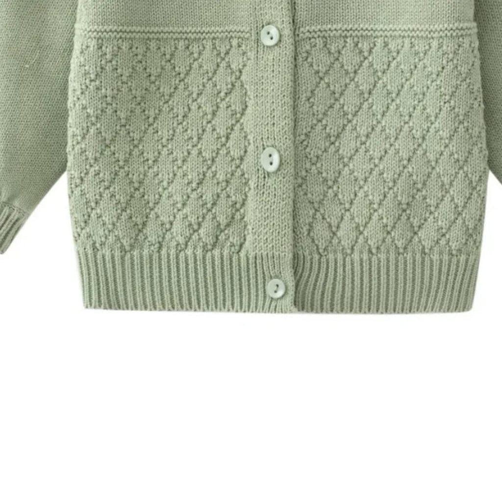 ONEAKIDS Baby & Toddler Outfits Baby Girls Flower Embroidered Knit Cotton Cardigan