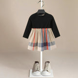 ONEAKIDS Baby & Toddler Outfits BLACK / 12-18M Vintage Beige Girls' Dress