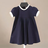 ONEAKIDS Baby & Toddler Outfits BLUE / 12-18M Paris Cotton Girls' Dress