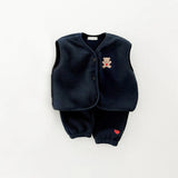 ONEAKIDS Baby & Toddler Outfits BLUE / 12-18M Unisex Vest & Pants Matching Set
