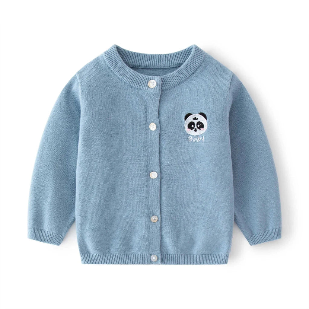 ONEAKIDS Baby & Toddler Outfits BLUE / 6-12M Panda Parker Unisex Cardigan for Kids