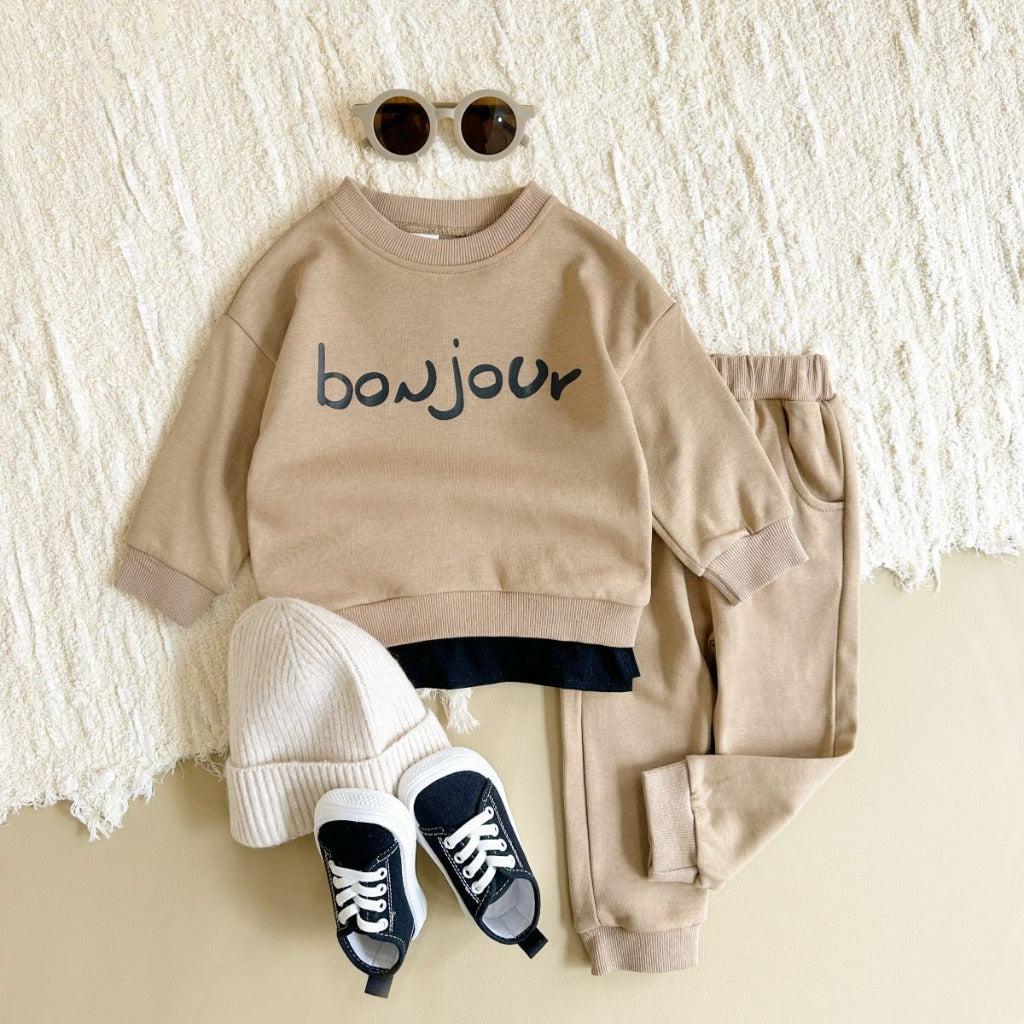 ONEAKIDS Baby & Toddler Outfits Bonjour Baby and Toddler 2-Piece Set