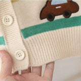 ONEAKIDS Baby & Toddler Outfits Boys' Cars Cardigan with Straps