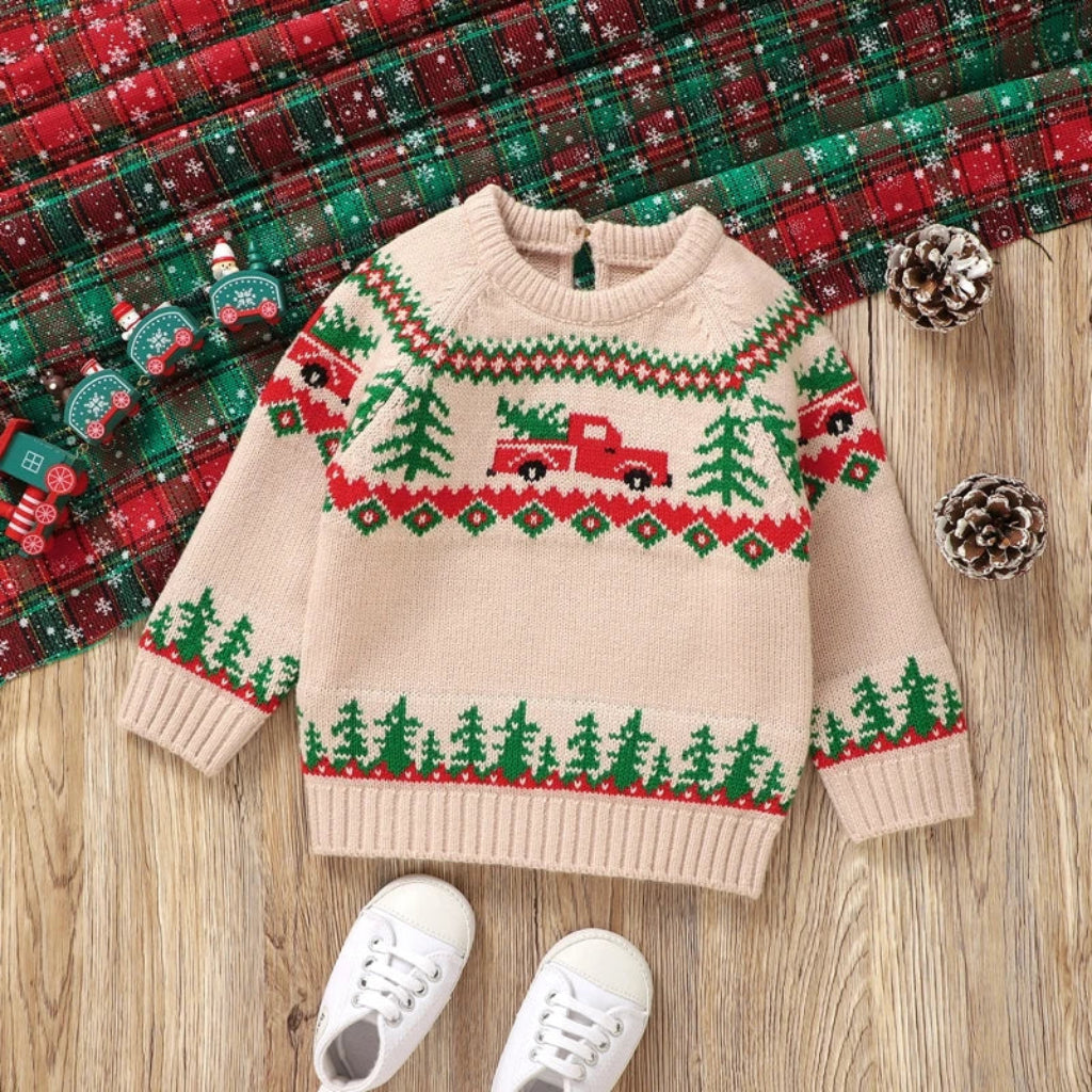 ONEAKIDS Baby & Toddler Outfits Boys' Christmas Pattern Sweater